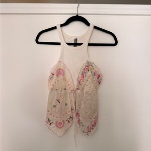 Anthropologie double layered tank top